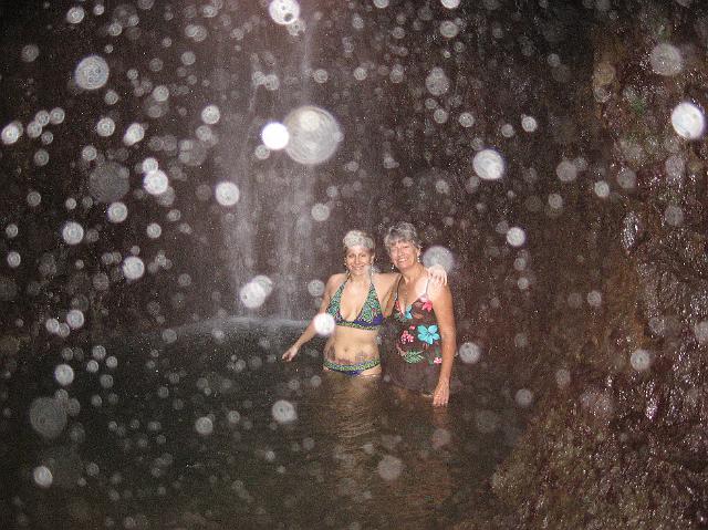 IMG_2103.JPG - The lens wasn't wet. The flas reflected on droplets falling from the mist-laden canopy far overhead.