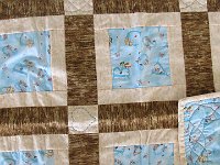 007  Baby quilt for Mervin & Esther's second son Dominic.