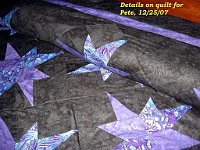 quilt for Pete detail