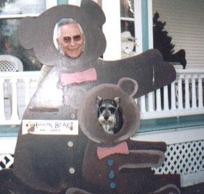 teddybears Dan and Ranger at the Teddy Bear Hospital B&B in Chester VT.