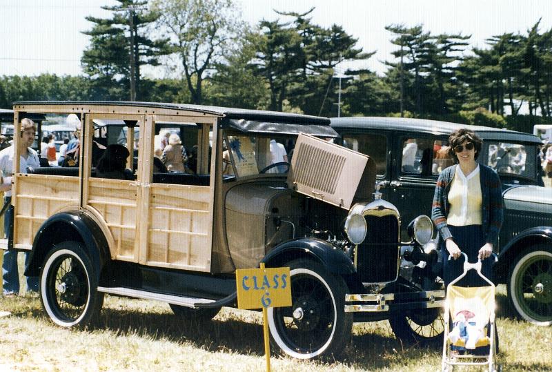 01 In May 1977, when Mathilda was only one month old, we went out to a weekend antique car show being held near our Little Sliver NJ home.  This 