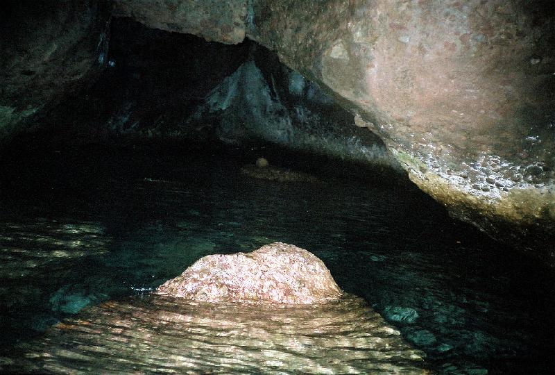 514600-R1-12-10A_013 Cave at Secret Beach. It had bats inside and thre was a swimmable exit to the other side of the cliff.