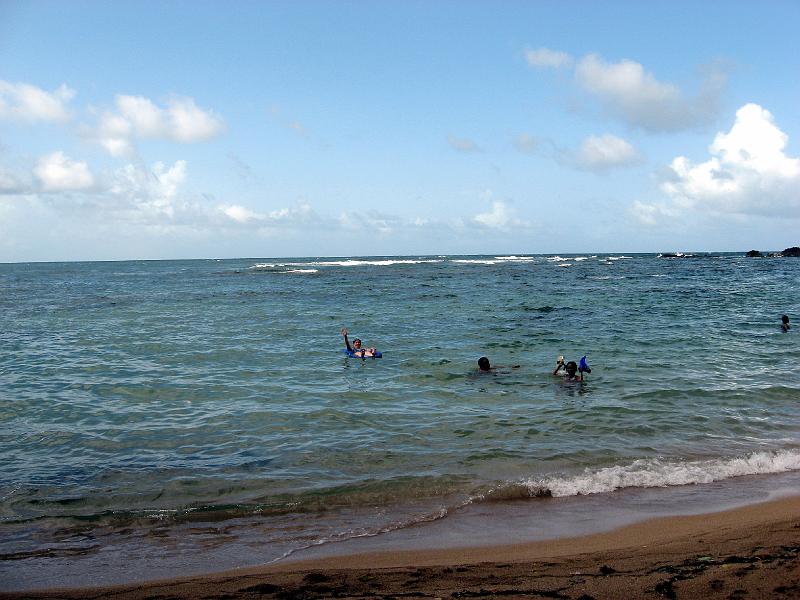 Sand_Bay_IMG_0448 Sand Bay, also known as Middle Bay, at Marigot, an Atlantic beach.
