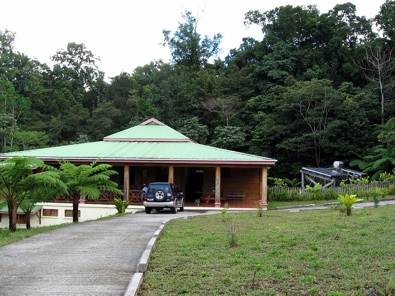 Syndicate_IMG_0487 And now a visit to Morne Diablotin National Park.  This is the visitor center, which catches its own water and uses solar energy exclusively.