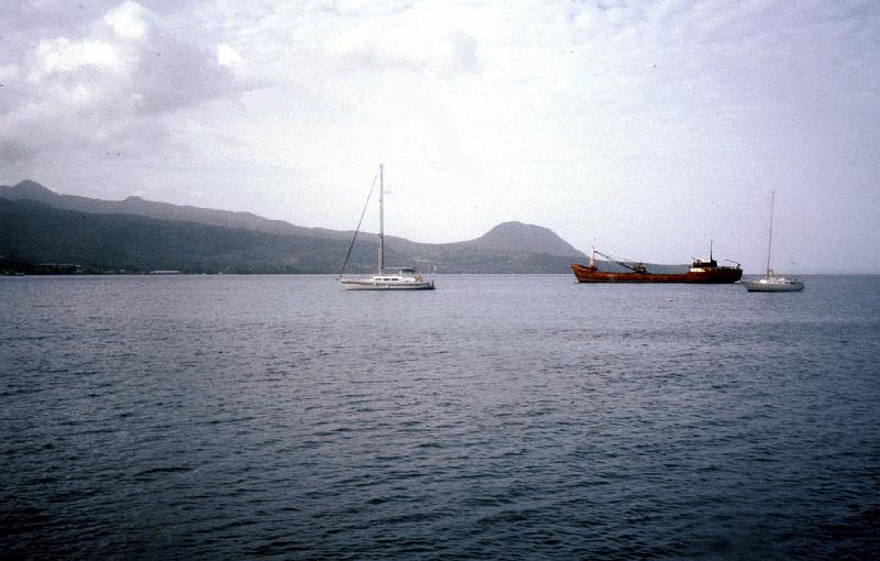 Untitled-TrueColor-10 Prince Rupert Bay from Sunshine Village.  The freighter belonged to the resort's owner.