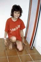 Untitled-TrueColor-05 Mathilda (10) in our cottage entrance, playing with a crab.