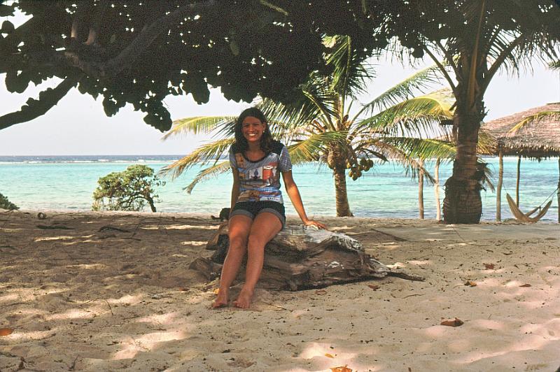 01-Ruth Ruth and I went to Grand Cayman Island in 1975 and '76.  It was our first Caribbean vacation.  In '75 we were called home after only 2 days because my adoptive father passed away.  So we returned in 1976, in July.  I had business trips bracketing the vacation, and our daughter was born in April 1977.  Do the math.  This is one of my favorite photos of Ruth.