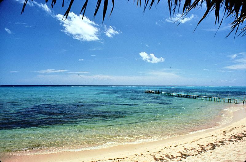 41-beach_and_dock Tortuga Club beach and dock.