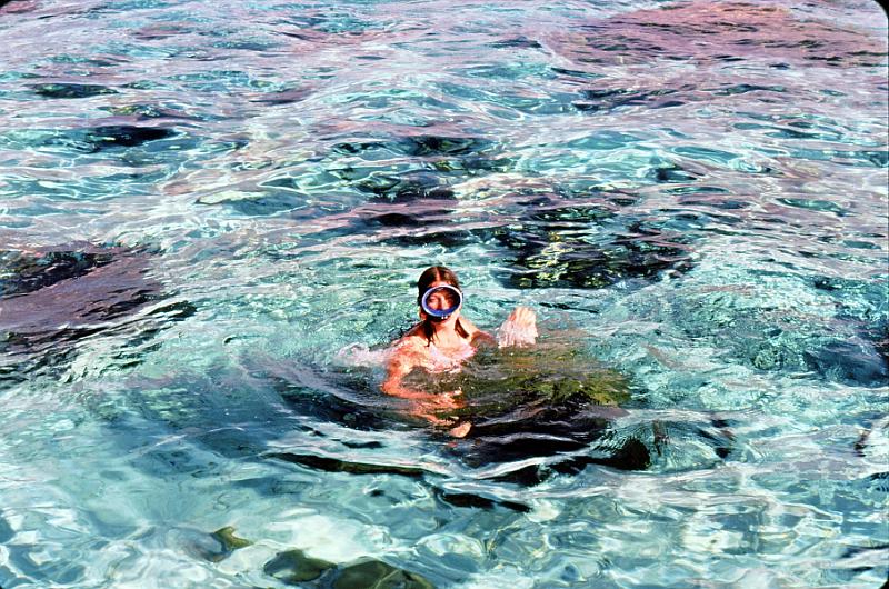 49-Ruth_snorkeling Ruth snorkeling.