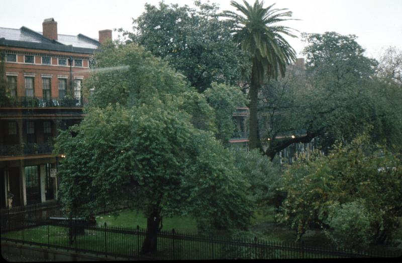 quarter-41 Jackson Square and the Pontalba Mansion from a Presbytere window.
