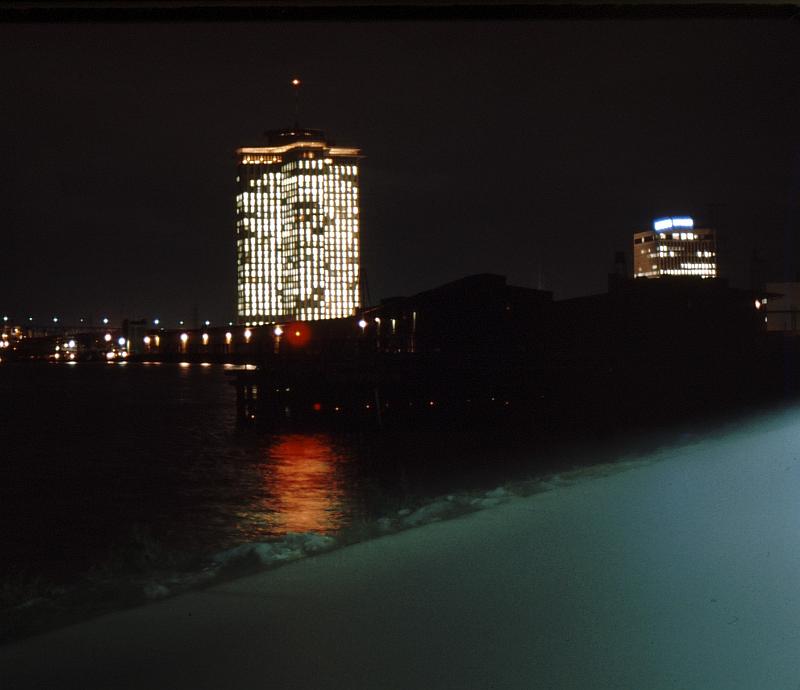 river-45 The Mart at night from the levee at Jackson Square.