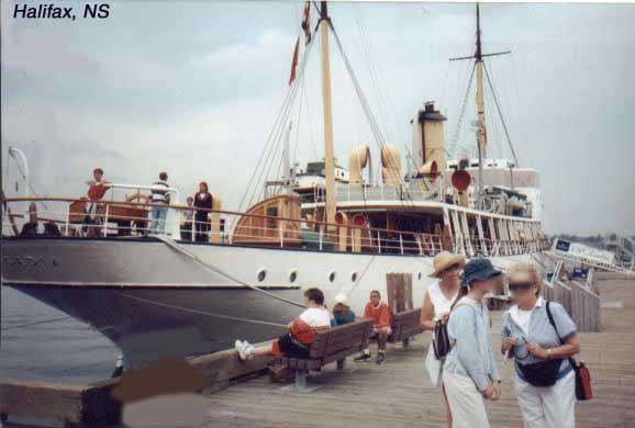 css-acadia The harbor at Halifax, Nova Scotia: The Acadia is a floating museum.