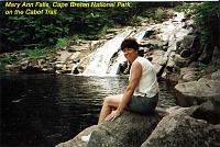 6-rt-maryannfalls Just south of Neil's Harbor along the Cabot Trail, we drove in to take in Mary Ann Falls.