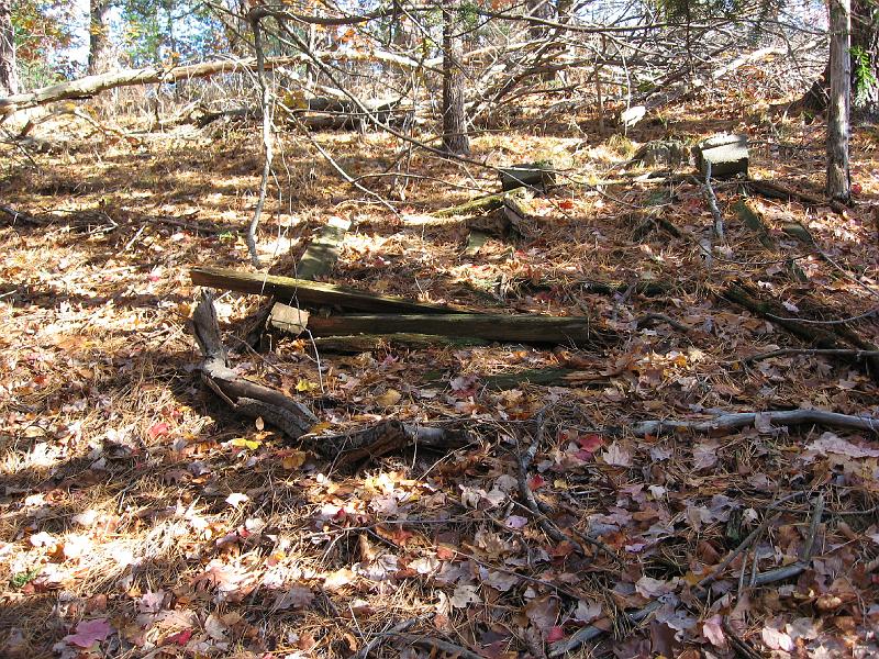 IMG_0655 Our cabin was carted away by a successful salvage bidder. The timbers here are what remained of our outhouse.