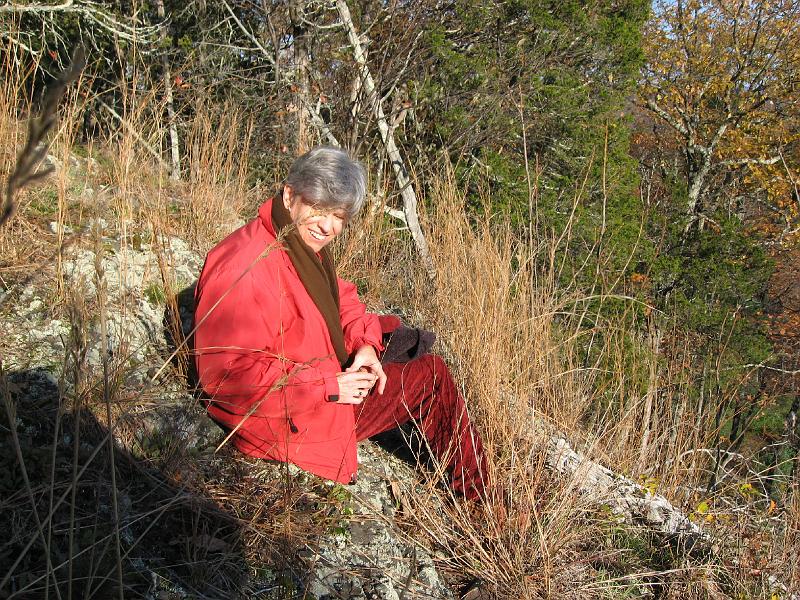 IMG_0667 Ruth enjoys fossil collecting.