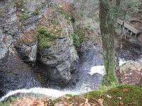 IMG_0713 Looking down from the top of Dingman's Falls.