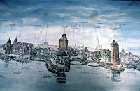 Strassburg_city_plan [Wikipedia] Strasbourg is the capital and principal city of the Alsace region in northeastern France, with approximately 650,000 inhabitants in the metropolitan area in 1999. Located close to the border with Germany, it is the préfecture (capital) of the Bas-Rhin département.

Strasbourg is the seat of, among other things, the Council of Europe, the European Court of Human Rights, the European Ombudsman, the Eurocorps, the European Audiovisual Observatory, and, most famously, the European Parliament, although sessions are also held in Brussels.

Strasbourg is an important center of manufacturing and engineering, as well as of road, rail, and river communications. The port of Strasbourg is the second largest on the Rhine after Duisburg, Germany. The city is the seat of the Central Commission for Navigation on the Rhine.

Strasbourg's historic center, the Grande Île (