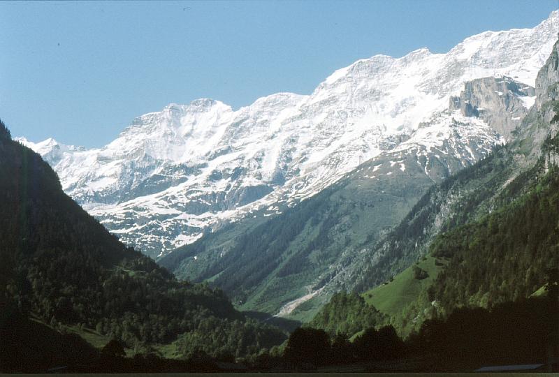 Alps Ruth and I visited the Interlaken region of the Swiss Alps in the Bernese Oberland in 1974.