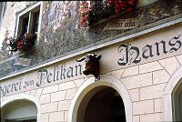 Schaffhausen_Pelikan_Bakery Many buildings in Schaffhausen are beautifully decorated.