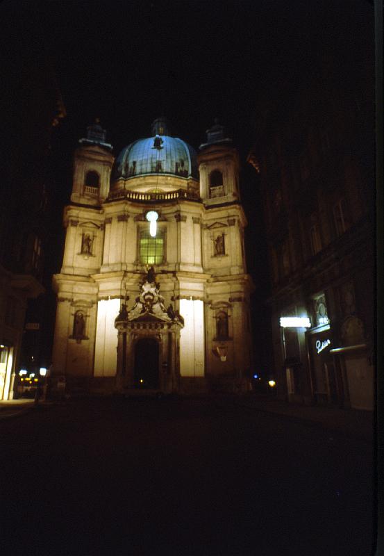 StPeter's_church St. Peter's church at night