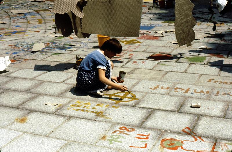 Untitled-Scanned-10 Child artist at work for the festival.